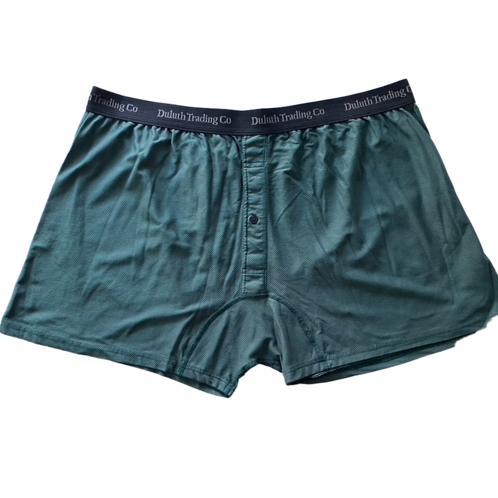 Men's Buck Naked Boxers Size: 2 XL Deep Hunter Green Excellent Condition